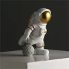 Astronaut Figurines Christmas Resin Spaceman Moon Sculpture Decorative Cosmonaut Statues Miniatures Gift for Kids Toy Home Decor - Image 18