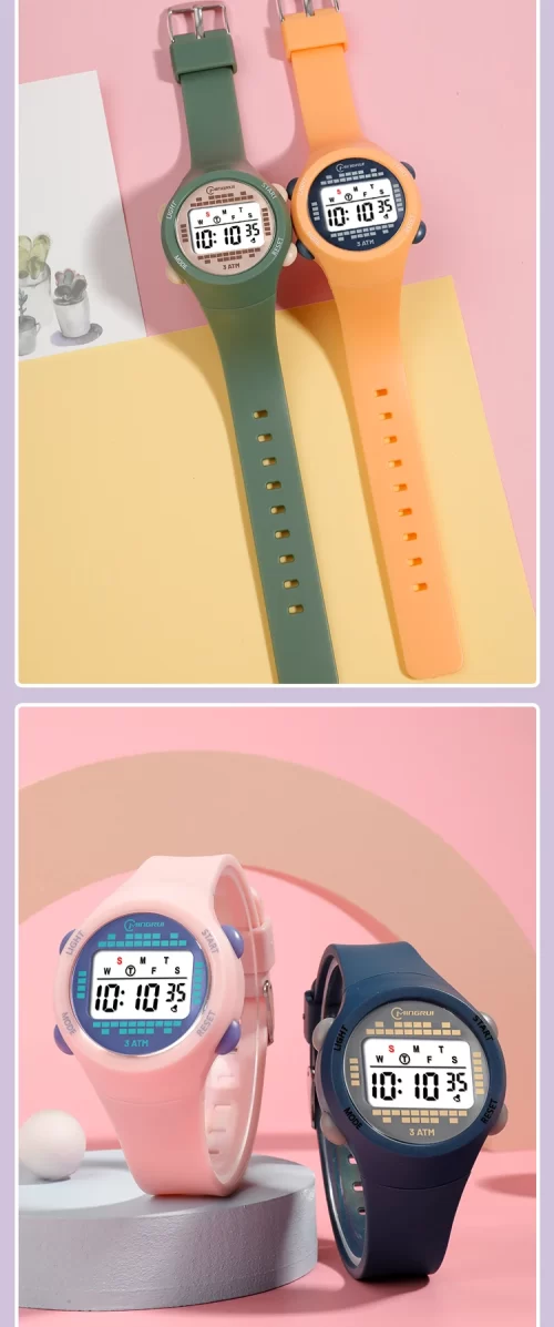 Children's Electronic Watch Girl Pink Cute Middle School Boys Watch 30M Waterproof Kids Multi functional Digital SmartWatch Gift - Image 16