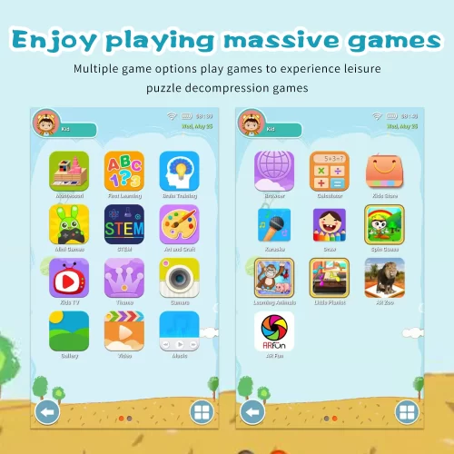 New 7 Inch 5G WiFi Tablet Pc for Children's best Gifts Android Kids Game Educational Learning Tablets Quad Core 4GB RAM 64GB ROM - Image 14
