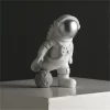 Astronaut Figurines Christmas Resin Spaceman Moon Sculpture Decorative Cosmonaut Statues Miniatures Gift for Kids Toy Home Decor - Image 22