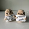 New Positive Energy Potato Hug Pocket Mini Handmade Plush Wool Knitting Doll with Card Funny Christams Gift Home Room Decoration - Image 14