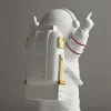 Astronaut Figurines Christmas Resin Spaceman Moon Sculpture Decorative Cosmonaut Statues Miniatures Gift for Kids Toy Home Decor - Image 19