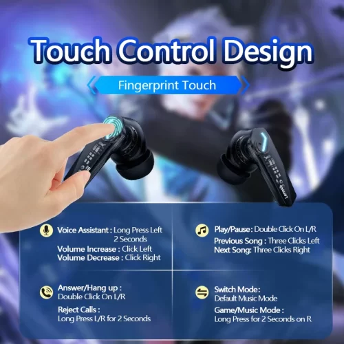 Original Lenovo GM2 Pro 5.3 Earphone Bluetooth Wireless Earbuds Low Latency Headphones HD Call Dual Mode Gaming Headset With Mic - Image 6