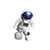 Astronaut Figurines Christmas Resin Spaceman Moon Sculpture Decorative Cosmonaut Statues Miniatures Gift for Kids Toy Home Decor - Image 15
