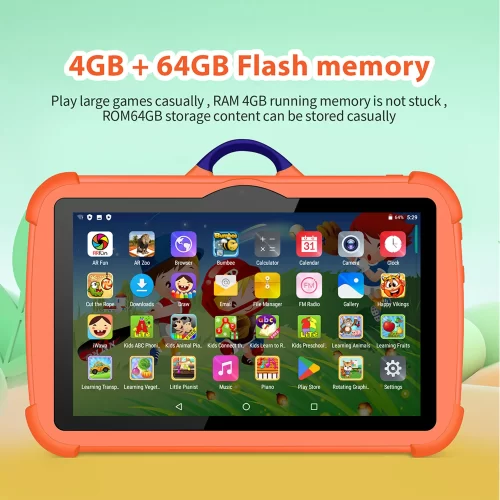 New 7 Inch 5G WiFi Tablet Pc for Children's best Gifts Android Kids Game Educational Learning Tablets Quad Core 4GB RAM 64GB ROM - Image 11