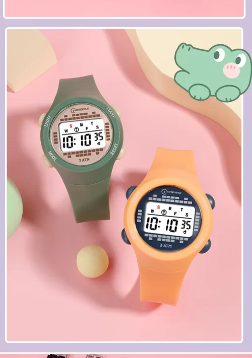 Children's Electronic Watch Girl Pink Cute Middle School Boys Watch 30M Waterproof Kids Multi functional Digital SmartWatch Gift - Image 17