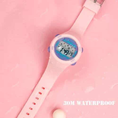 Children's Electronic Watch Girl Pink Cute Middle School Boys Watch 30M Waterproof Kids Multi functional Digital SmartWatch Gift - Image 5