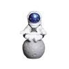 Astronaut Figurines Christmas Resin Spaceman Moon Sculpture Decorative Cosmonaut Statues Miniatures Gift for Kids Toy Home Decor - Image 12
